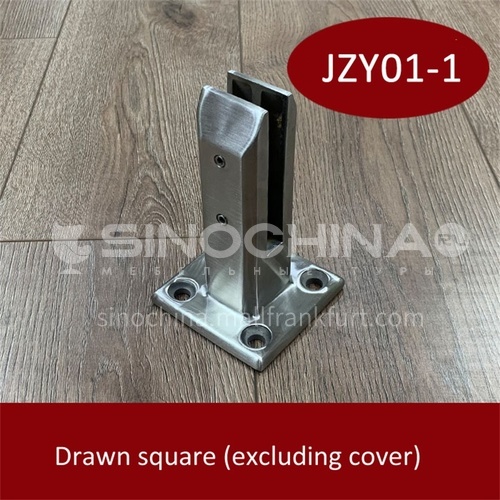 Stainless steel glass base JZY01-1